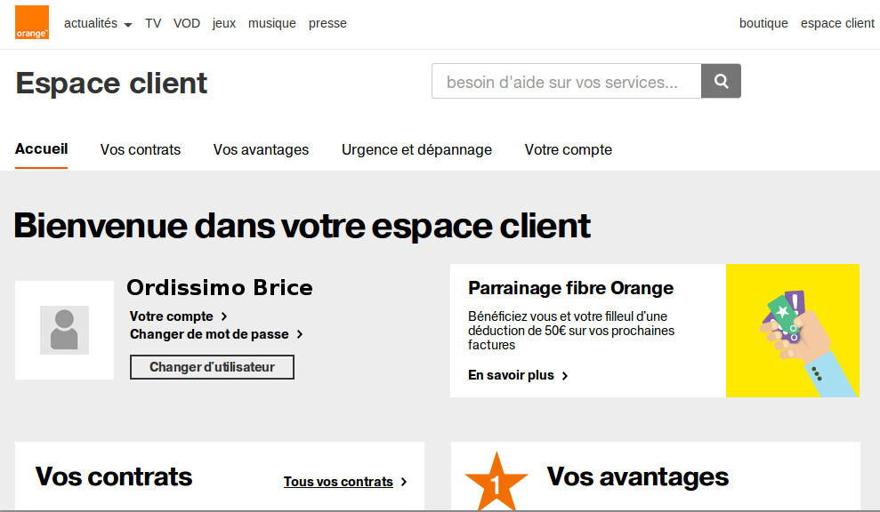 Mode d'emploi de son espace client Orange - Fiches pratiques  Ordissinaute