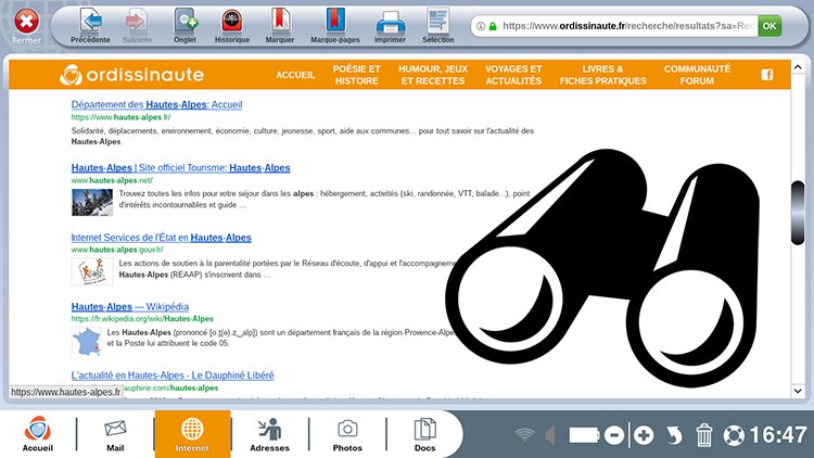 rechercher sur internet