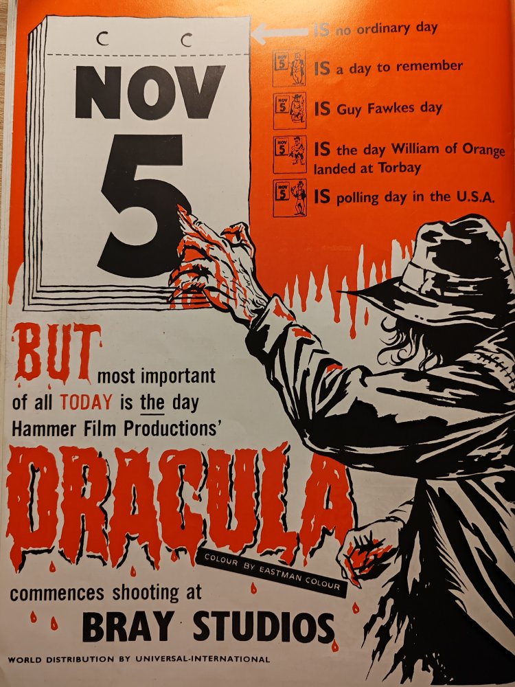 LE NOUVEAU "DRACULA" MADE HAMMER FILMS