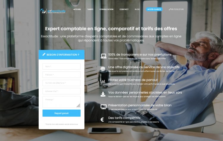 Arrivée d'un nouvel acteur dans le domaine de l'expertise comptable en ligne, découvrez Exxactitude.
