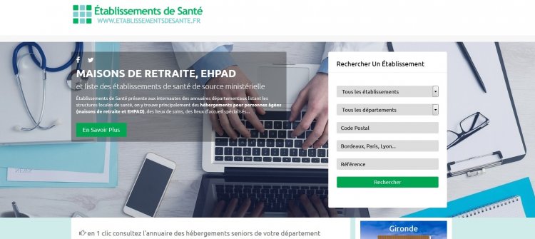 Résidence autonomie, EHPAD, MARPA... tous types de maisons de retraite présentés dans l'annuaire établissements de santé.