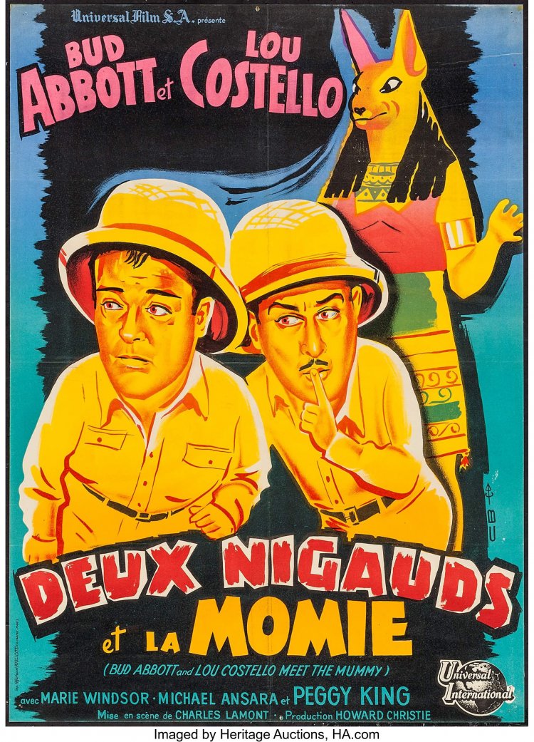 début du dossier sur "DEUX NIGAUDS ET LA MOMIE"