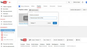 vignette creer une nouvelle playliste