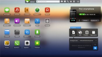 vignette présentation des fonctions de airdroid