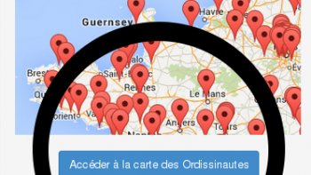 Carte de l'annuaire des ordissinautes