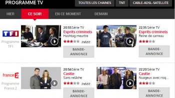 programme TV sur télé loisirs