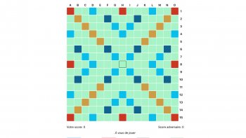 Vous l'attendiez depuis longtemps : voici le tout nouveau Ordissi-Mots, le jeu de Scrabble version Ordissimo qui vous permet de jouer avec les mots.
Tout comme le Scrabble, vous piochez des lettres et vous devez composer des mots pour gagner des points. Ce nouveau Scrabble se joue en direct sur Ordissinaute.fr. Pour démarrer une partie, il faut cliquez sur "Commencer une partie d'Ordissi-Mots" et attendre un autre joueur. C'est parti !