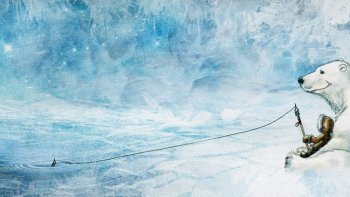 L'Homme n'a de cesse de défigurer l'Arctique
Le temps de la Guerre des Ours est arrivé...
à moins que ce ne soit celui de la Prophétie et d'un Espoir
dont le symbole est un ourson du nom d'YNAMI !
