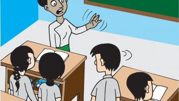 Pardon d'employé le mot " Maîtresse " au lieu de Professeur des Ecoles, mais je garde mes souvenirs , et je trouve l'ancien mot plus joli dans la bouche des Enfants .
Bien que ! Certains  hommes sont d'accord avec moi ... Pas leur Femmes !
Elles sont compliquées parfois ! Enfin ..... Allons à l'école ...avec Joël.