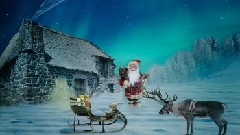 Je suis d'accord que la Fête de Noël soit devenue commerciale, et que les Messes de Minuit soient un peu désertées, mais tout le Monde connaît la crèche et ce qu'elle représente. Je ne parle qu'aux Adultes et aux petits Enfants qui rêvent du gros Monsieur, tout habillé de rouge... Celui qu'il y a longtemps vous avez tant aimé.