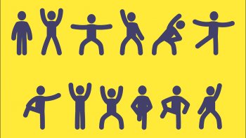 N'oubliez pas de revoir les anciens exercices.
 Actuellement votre séance de gym durerait 11 minutes en enchaîant les 5 premiers exercices. 
Qu'est-ce que l'on ne ferait pas pour se sentir mieux dans son corps ( et en musique )