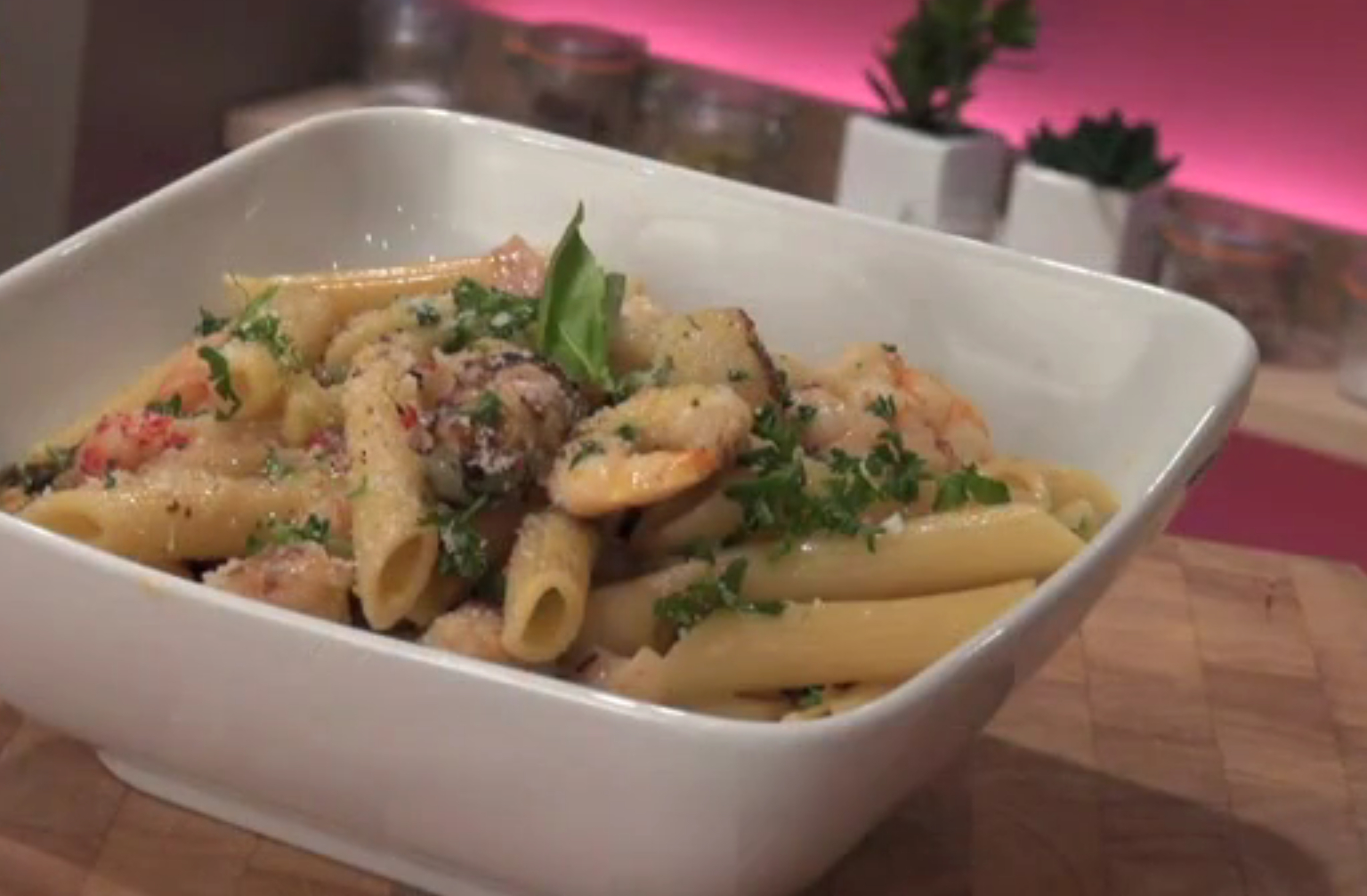 Recette de Pâtes au saumon par Chef Damien Ordissinaute