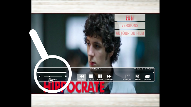 Menu du DVD