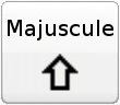 touche majuscule