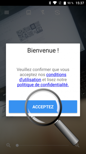 accepter politique de confidentialité