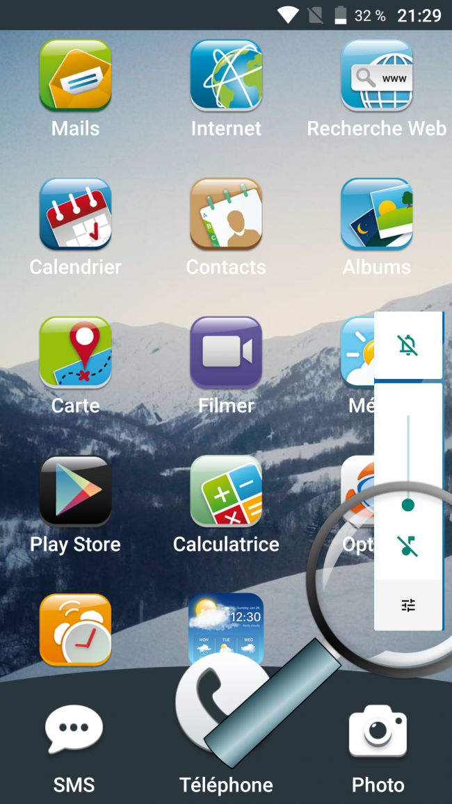 modifier les volumes