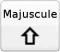 touche majuscule