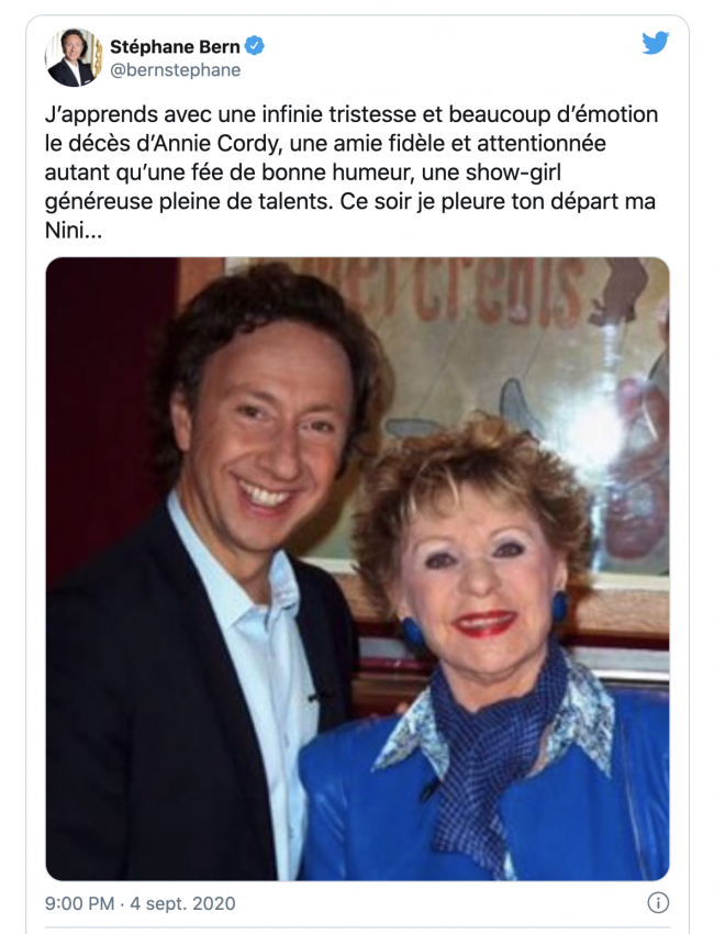 annie cordy mort