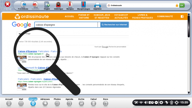 résultats de la recherche