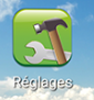 accéder aux réglages