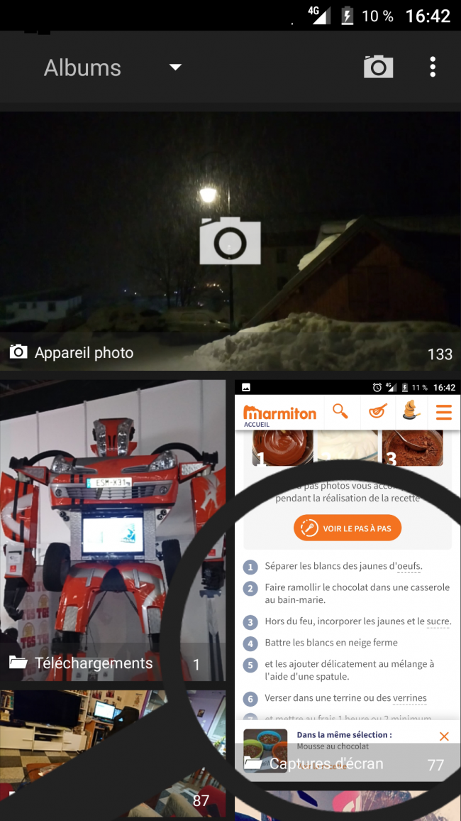 ouvrir le dossier image