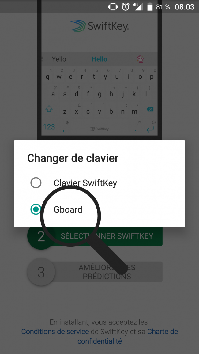 choisir Gboard