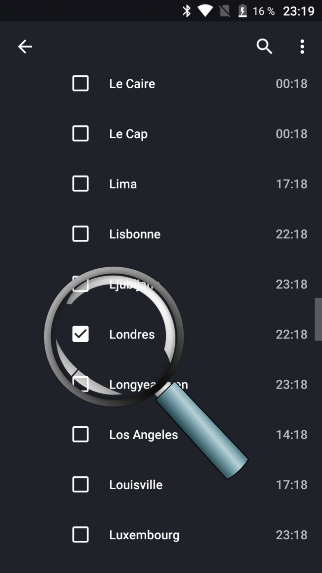 choisir le pays