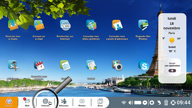 aller sur internet