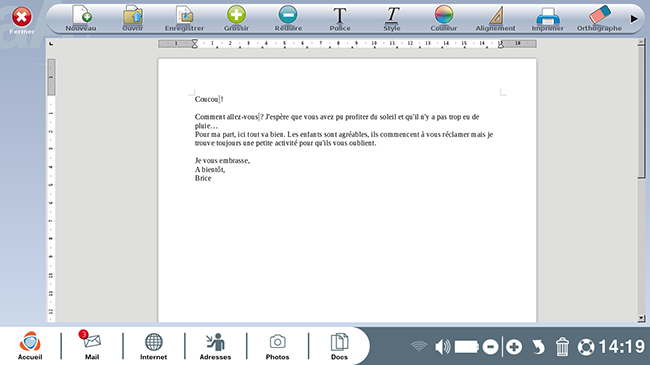 rédiger un e-mail