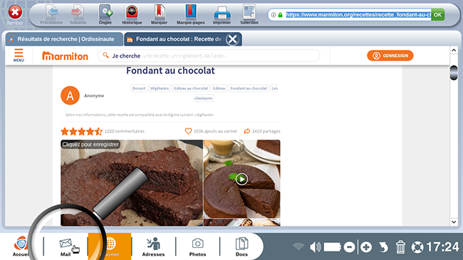acceder aux e-mails