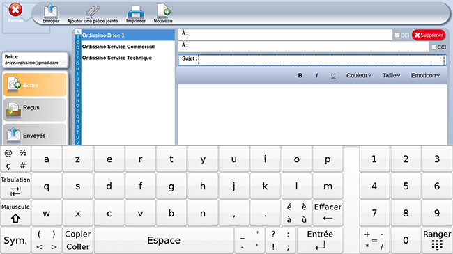 clavier virtuel