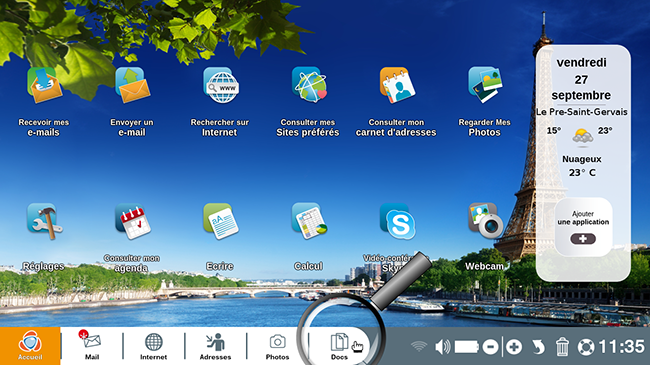 cliquer sur docs