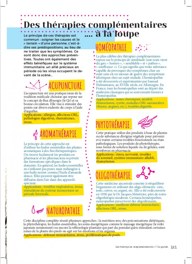 thérapies complémentaires