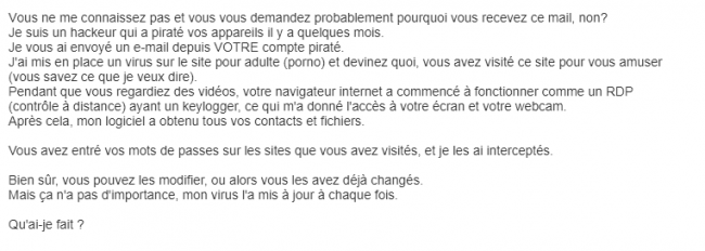 arnaque e-mail webcam