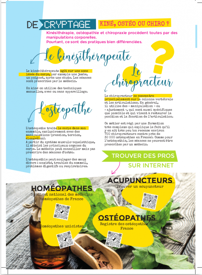 kiné chiro osthéo