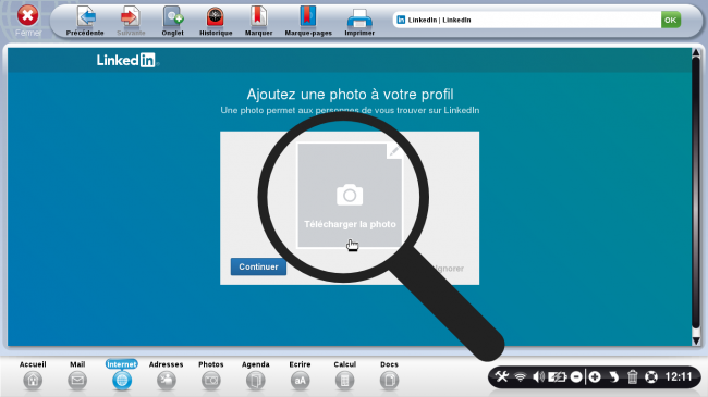 cliquer sur ajouter une image