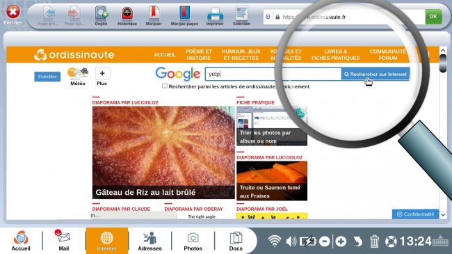 rechercher sur internet