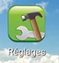 accéder aux réglages