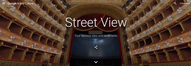 le menu des street view