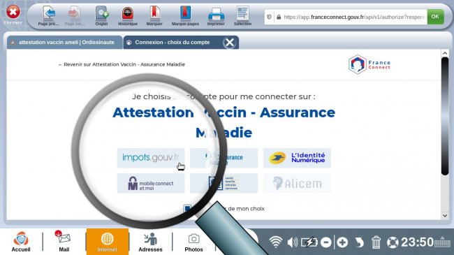 se connecter au site impot.gouv