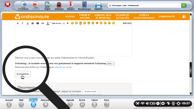 Enregistrer.