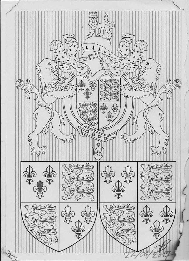 coloriage armoirie