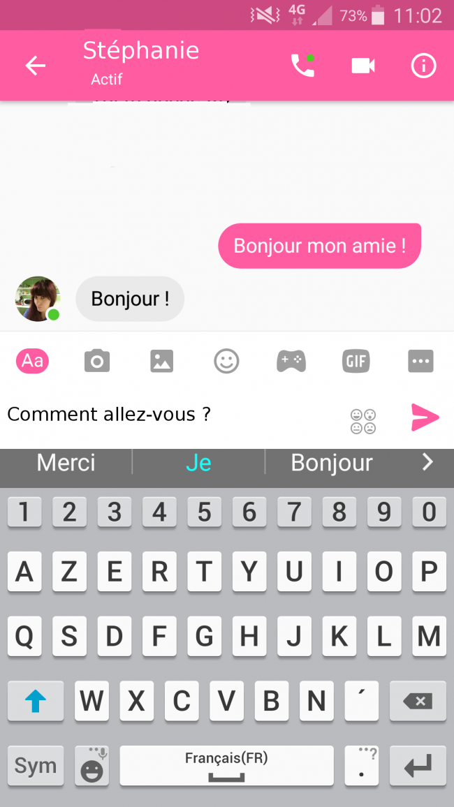 rédiger le message