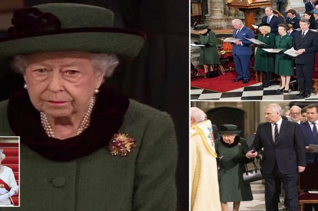 Elizabeth II émue