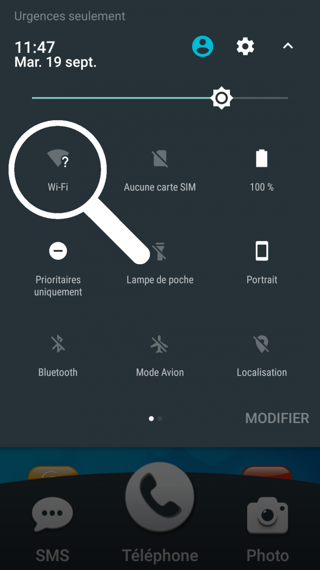 afficher la liste des wifi
