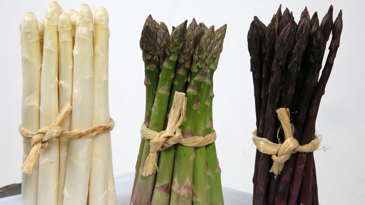 les asperges pointent leurs têtes, profitons, c'est le printemps dans les assiettes.