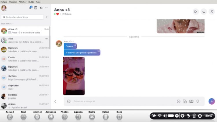 Comment envoyer ou recevoir une photo par Skype