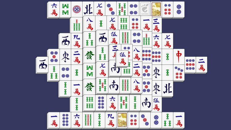 Le jeu Mahjongg