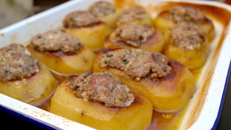 POMMES DE TERRE FARCIES AU PESTO