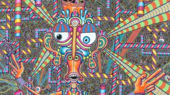 Il dessine partout, tout le temps depuis son plus jeune âge. Ses œuvres doivent être regardées dans leur ensemble avant d'être explorées.